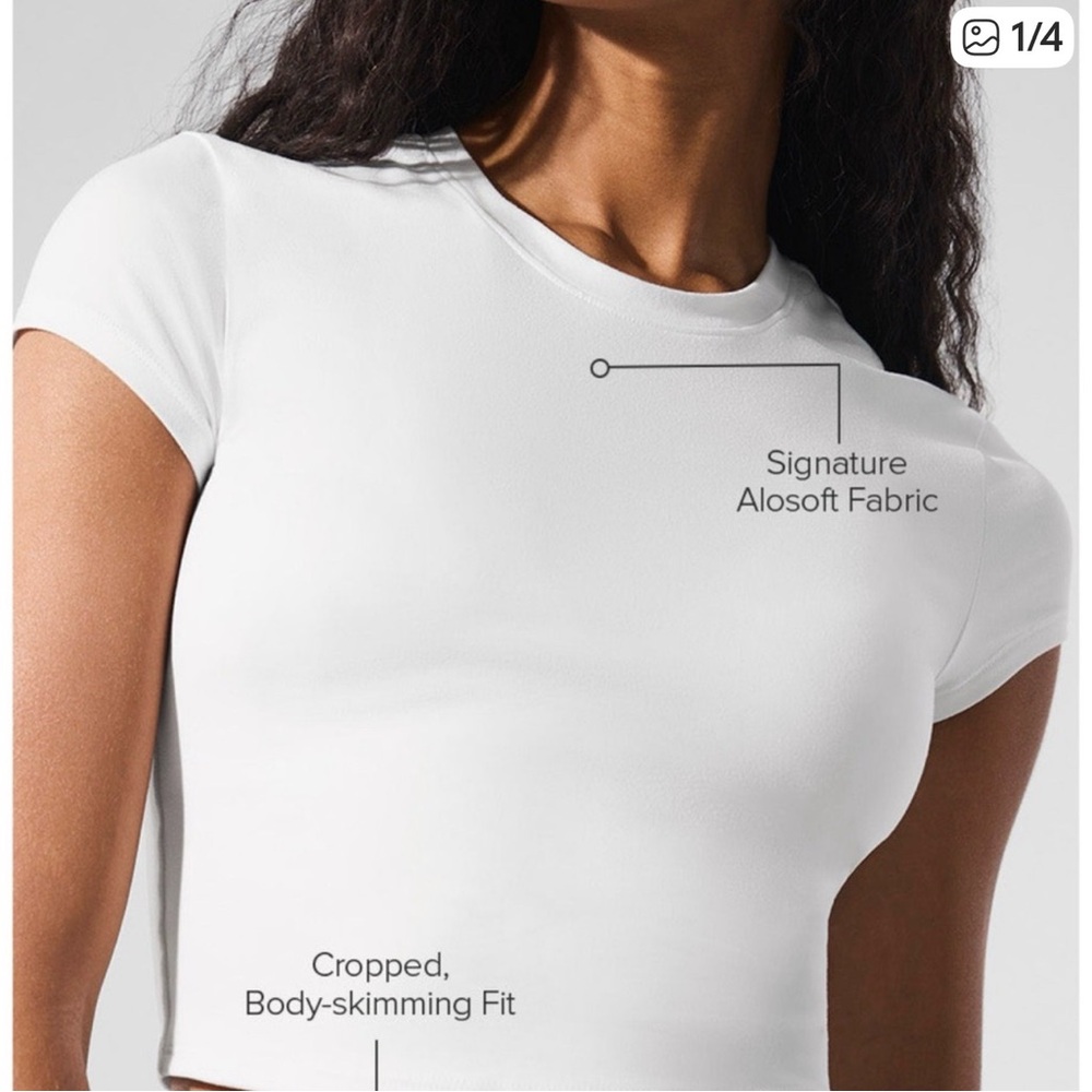 Alo Yoga Alosoft Tee. Size Med